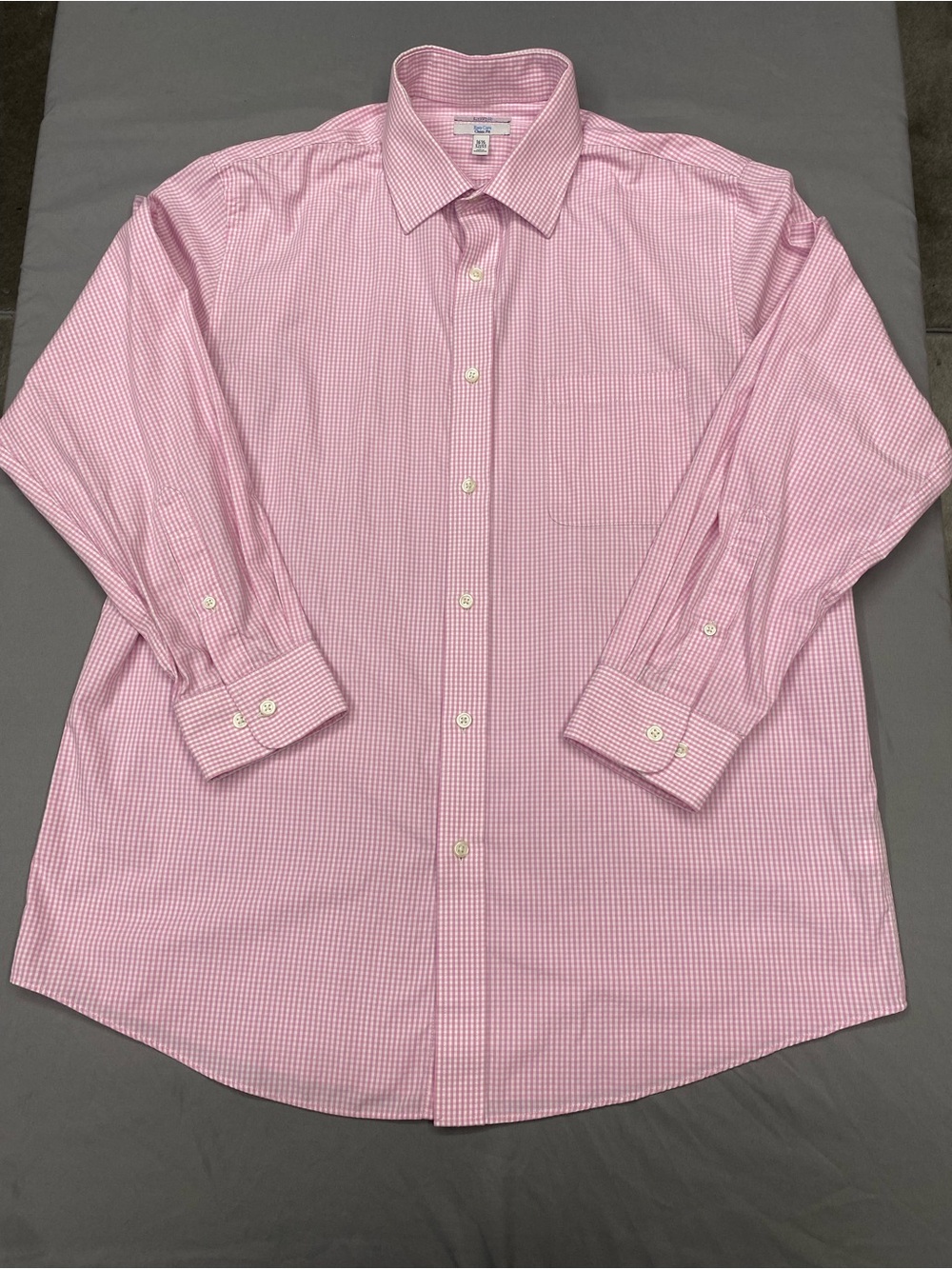 croft & barrow Pink Micro-Check Button-Down Shirt